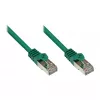 GoodConnections Alcasa RJ45-RJ45 Cat5e UTP Patchkabel 0,15m vergoldet Stecker zu Stecker