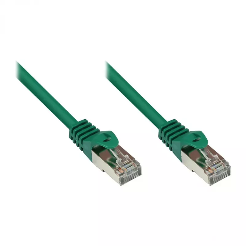 GoodConnections Alcasa RJ45-RJ45 Cat5e UTP Patchkabel 0,15m vergoldet Stecker zu Stecker