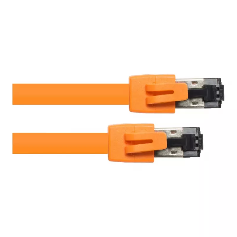 GoodConnections RNS® Cat.8.1 S/FTP Patchkabel, LSZH, 2000MHz, 40Gbit/s, Orange, 1,5m