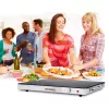 Gastroback 42491 Design-Wärmeplatte – 200 W, Edelstahl & Glas, 120 °C