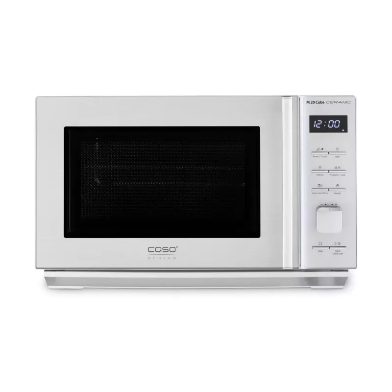 CASO M 20 Cube Mikrowelle 800 W Silber Freistehend