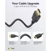 Goobay 80101 HDMI High-Speed Kabel mit Ethernet, 1 m, Schwarz