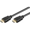 Goobay 80102 HDMI High-Speed Kabel mit Ethernet, Soft, 1,5 m, Schwarz