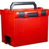 FISCHER L-BOXX FLB 374 Leere Werkzeugaufbewahrungsbox, Rot/Schwarz