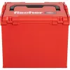FISCHER L-BOXX FLB 374 Leere Werkzeugaufbewahrungsbox, Rot/Schwarz
