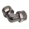 Adapter 90° 13/10mm auf 13/10mm - Nickel Schwarz