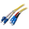 EFB Elektronik Duplex Jumper LC-SC 9/125µm OS2 LSZH Gelb 2,0mm 10m