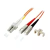 EFB-Elektronik Duplex Jumper LC-SC OM1 62.5/125µm 1m Orange LSZH 2,0mm Glasfaser-Patchkabel
