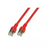EFB Elektronik RJ45 Patchkabel Cat.5e SF/UTP PVC CCA Rot 15m