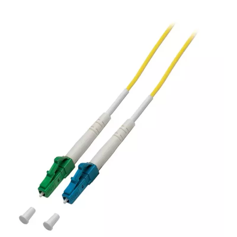 EFB Elektronik Simplex LWL-Patchkabel LC/APC-LC OS2, 5 m, gelb
