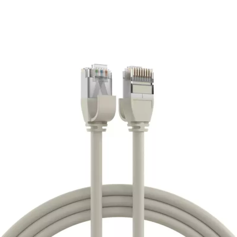 EFB Elektronik RJ45 Patchkabel Cat.6A U/FTP TPE 4mm Ultraflex Grau 5m