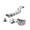 LogiLink KAB0064 Flexibler vertikaler Kabelorganizer, Metall, 72 cm, Silber