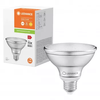 OSRAM PAR30 7,5W 75W-Äquivalent LED-Reflektorlampe dimmbar 10W 633lm 2700K Warmweiß E27 36° Abstrahlwinkel