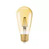 OSRAM LED-Lampe 6,5W 725lm 2400K E27 dimmbar Filament Gold