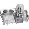 Bosch SMU4HTS74S Semi-Integrierter Geschirrspüler, 13 Maßgedecke, Energieklasse C, 44 dB, Weiß