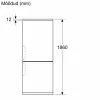 Bosch KGN362WCF Stand-Kühl-Gefrierkombination, Weiß, 308L, NoFrost, VitaFresh