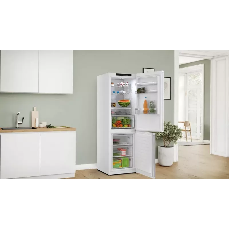 Bosch KGN362WCF Stand-Kühl-Gefrierkombination, Weiß, 308L, NoFrost, VitaFresh