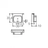 Brumberg 53066070 Endkappen-Set QUALITYFLEX Weiß