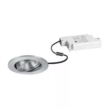 BRUMBERG DAMITA LED-Einbau-Spot-Set rund Aluminium 6W 230V IP65 schwenkbar phasendimmbar 3000K