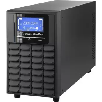 Bluewalker PowerWalker VFI 2000C LCD USV - 1600W / 2000VA - Online Double Conversion - 4x IEC C13 - USB & RS-232 - Tower