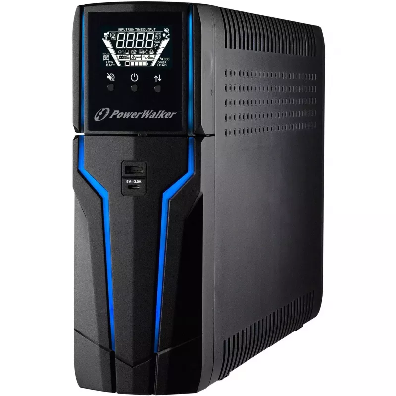 BLUEWALKER PowerWalker VI 1000 GXB FR USV, 1000VA/600W, Line-Interactive, 4x französische Steckdose, USB, AVR
