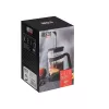 RESTO French Press 600ml Edelstahl Borosilikatglas Kaffeemaschine
