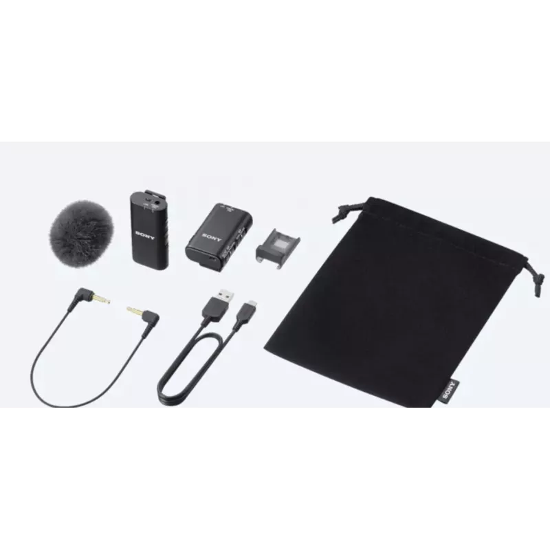 Sony ECM-W2BT Kabelloses Mikrofon für Sony Kameras mit Multi Interface Shoe