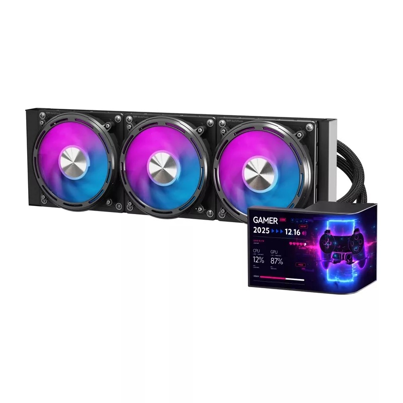 DarkFlash UV360 CPU-Kühler, Schwarz