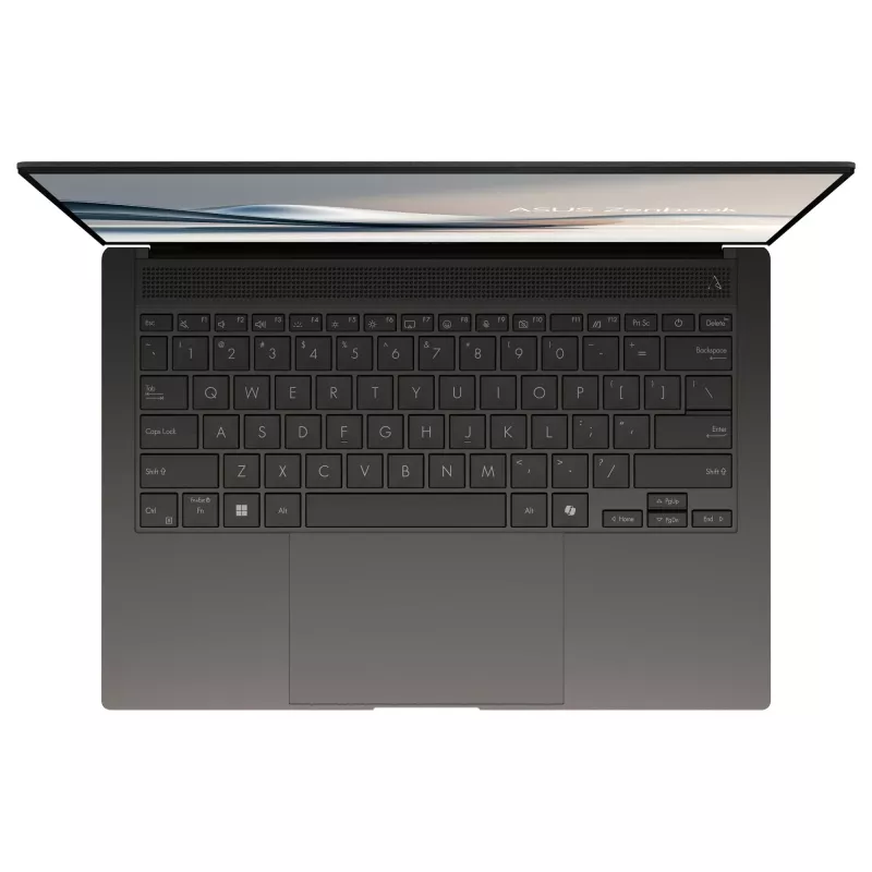 ASUS Zenbook S14 UX5406SA-PV528W Laptop, Intel Core Ultra 7 258V, 14 Zoll 3K WQXGA+ 2880x1800 OLED 120 Hz, 32 GB LPDDR5X, 1 TB SSD, Intel Arc Graphics, Wi-Fi 7, Windows 11 Home, Grau