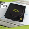 Brock EP 100 BK Einzel-Elektrokochplatte, 1500 W, Schwarz