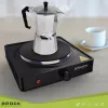 Brock EP 100 BK Einzel-Elektrokochplatte, 1500 W, Schwarz