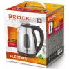 Brock WK 0601 SS Elektrischer Wasserkocher, 1,8 L, 1500 W, Edelstahl