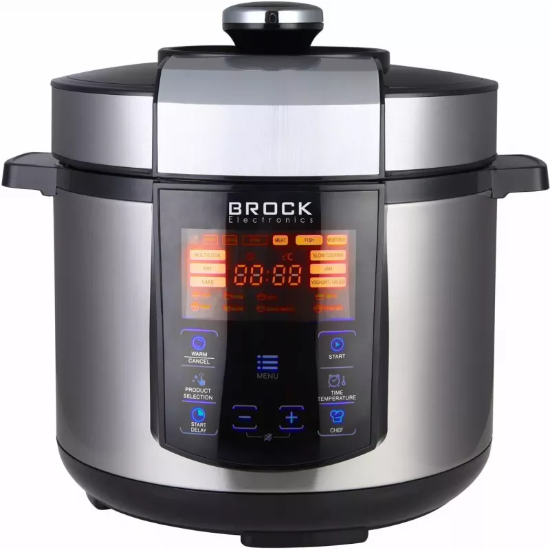 Brock PMC 2006 Elektrischer Fleischwolf 2000W Schwarz/Silber