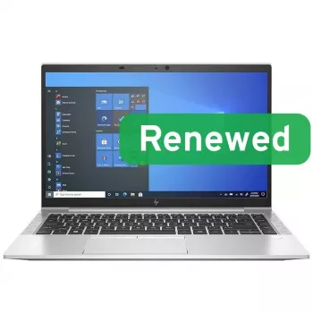 HP Renewed Grade B EliteBook 840 G8 14 Zoll Laptop - Intel Core i5-1135G7, 16 GB RAM, 256 GB SSD, Intel Iris Xe Grafik, Windows 11 Pro, Nordische Tastatur
