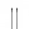 SEEK TOTI USB-C zu USB-C 2m geflochtenes Kabel 3A Schwarz