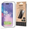 TOTI PREMIUM Premium Tempered Screen Protector Glass 3D Full Cover für Apple iPhone 16 Pro Max
