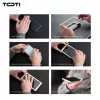TOTI PREMIUM Premium Tempered Screen Protector Glass 3D Full Cover für Apple iPhone 16 Pro Max