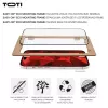 TOTI PREMIUM PREMIUM TEMPERED Screen Protector Glass 3D Full Cover für Apple iPhone 17/16 Pro