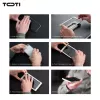 TOTI PREMIUM PREMIUM TEMPERED Screen Protector Glass 3D Full Cover für Apple iPhone 17/16 Pro