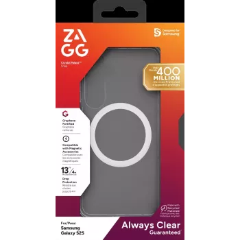 ZAGG Schutzpaket für Samsung Galaxy S25: Hülle mit MagSafe und Displayschutz