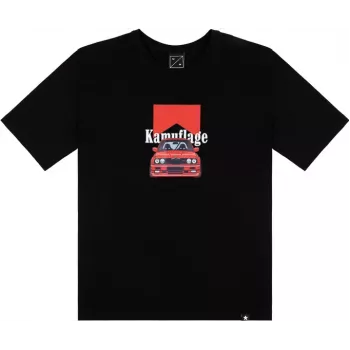 Kamuflage Beamer T-Shirt Schwarz Größe M