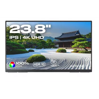 JAPANNEXT 60,5 cm (23,8 Zoll) JN-MD-IPS238U-C6 4K UHD IPS-Monitor HDMI USB-C Schwarz