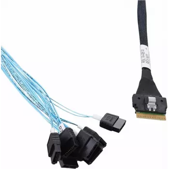 Microchip Adaptec Internal SAS Cable - 1x8 Slim SAS (SFF-8654) auf 8x SATA - 0,8 m