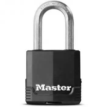 Master Lock M115EURDLF Excell Laminated Padlock 49 mm Bügelweite, 38 mm Bügelhöhe, verschiedenschließend, Schutzbeschichtung, für Tore, Garagen, Zäune