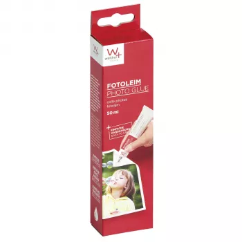 WALTHER FK050T Fotokleber Tube 50ml - Säurefrei, lösungsmittelfreier Dispersionskleber für Fotos, Papier, Karton, Kunstdrucke