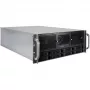 Inter-Tech IPC Storage 4U-4408-L 4U Rackmount Server Chassis, 8x 3,5 inch Hot-Swap, ohne Netzteil, Schwarz