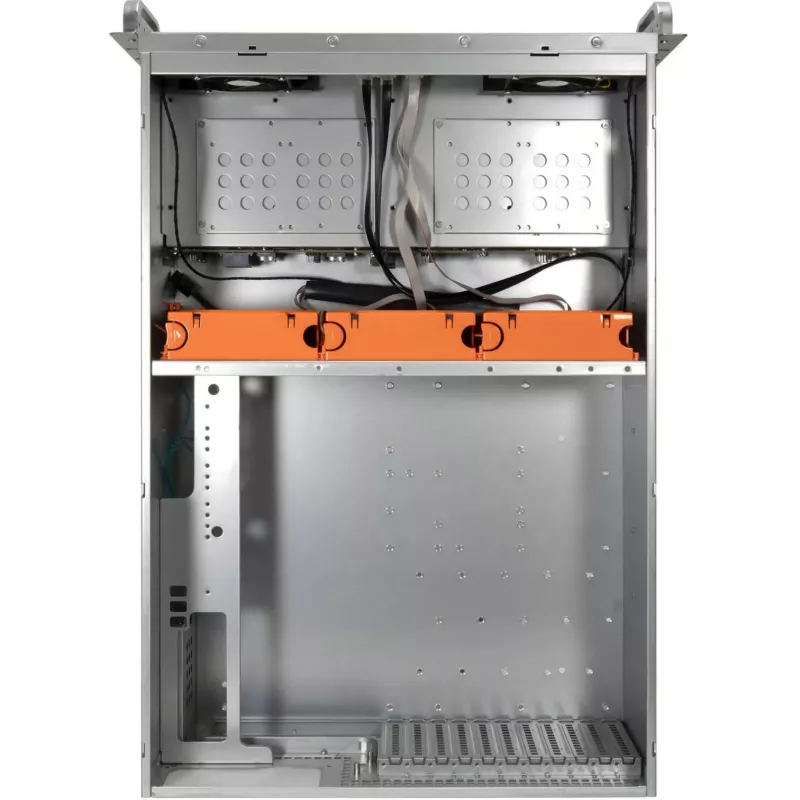 Inter-Tech IPC Storage 4U-4408-L 4U Rackmount Server Chassis, 8x 3,5 inch Hot-Swap, ohne Netzteil, Schwarz