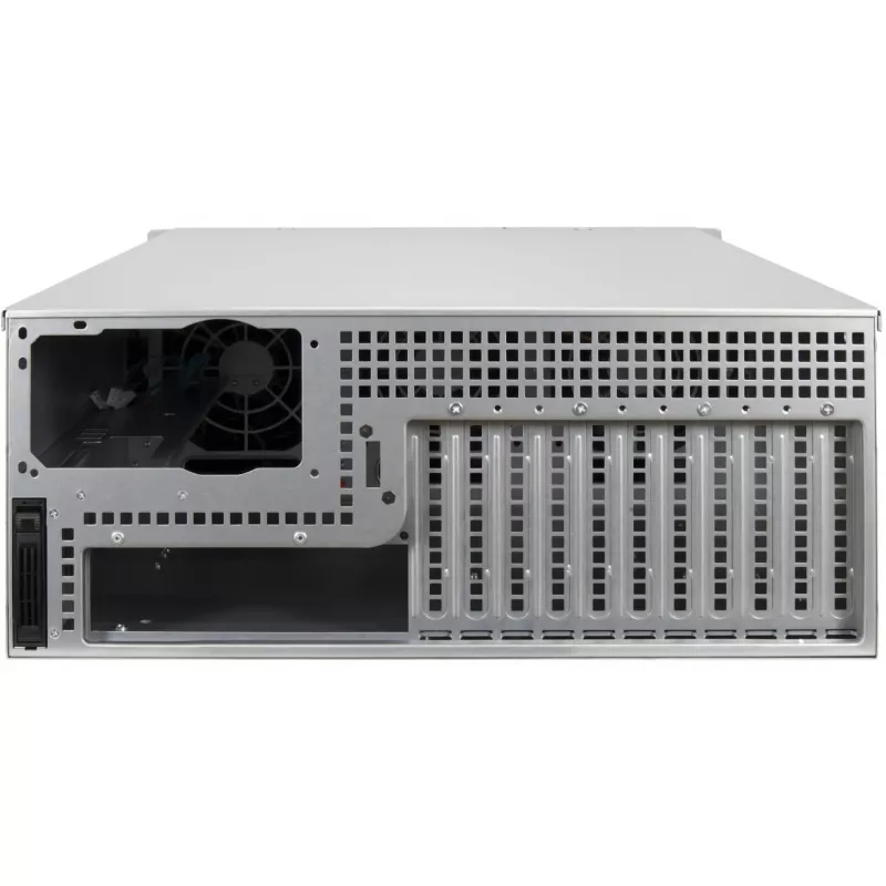 Inter-Tech IPC Storage 4U-4408-L 4U Rackmount Server Chassis, 8x 3,5 inch Hot-Swap, ohne Netzteil, Schwarz