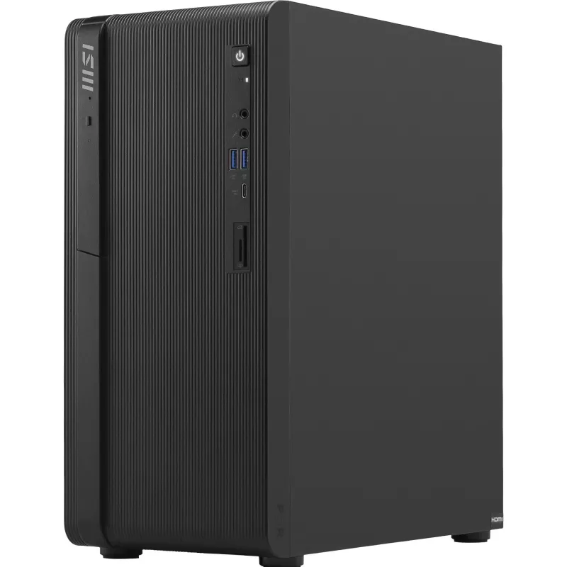 MSI PRO DP180 AI 8HG-1436AT Mini PC, Intel Core i5-14400, 16GB DDR5, 512GB NVMe SSD, Windows 11 Pro, Schwarz