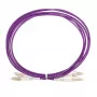 Extralink LC/UPC auf LC/UPC Patchkabel, Multimode OM4 Duplex, 3,0 mm, 3 m